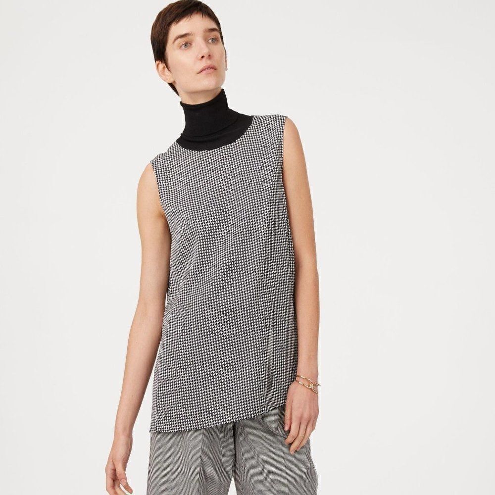 Club Monaco Morduu Houndstooth Top sz XS